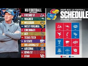 2025 Kansas Jayhawks Football Schedule | Full Big 12 Matchups & Key Games