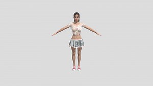 Girl (HQ MODEL TEST) - 3D model by Radax