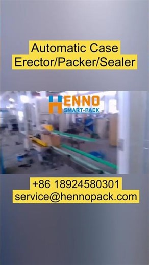 Automatic Bottle Case Packer.For glass bottles.#packing #machine #factory