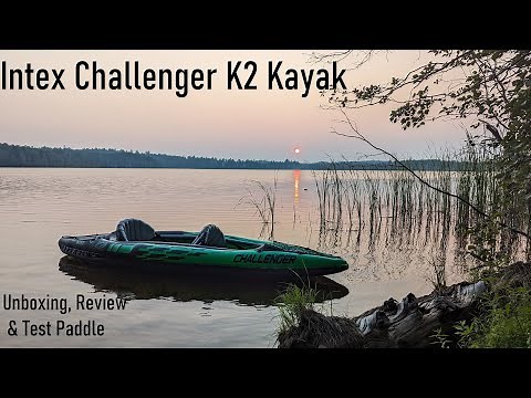 Intex Challenger K2 Kayak~ Unboxing, Review & Test Paddle