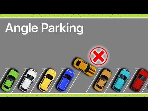 Angle Car Parking For Beginners (Step By Step)
