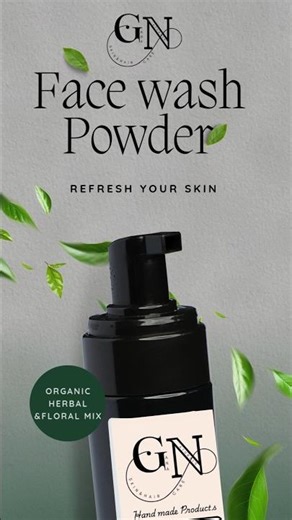 “Dull Skin? Try This! 😍 Natural Face wash Powder for Glowing Skin”