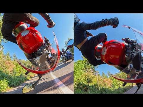 This Biker Ran Over His Friend - Insane Motorcycle Crashes
