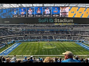 Sofi Stadium 300 Level Seating Section 329 row 2 View from my seat