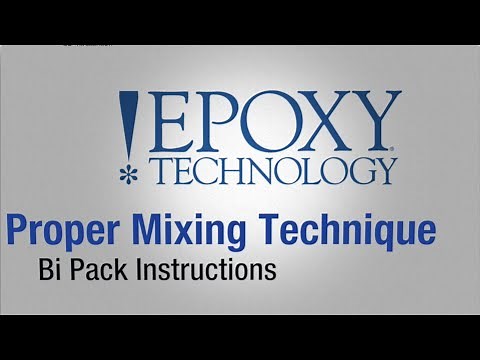 How to Properly Handle and Mix an EPO-TEK® Bi-Pack
