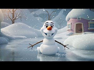 Frozen Baby Olaf Slipped on a Melting Ice Patch | Kids Songs & Nursery Rhymes