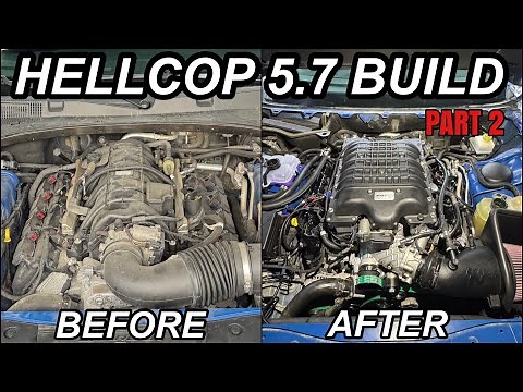Installing a Hellcat Supercharger on My 5.7 Charger – Step by Step Build!