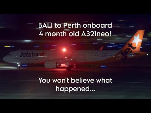 Flying onboard a Brand New Jetstar A321neo to Perth! (You won’t believe what happened)
