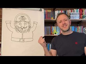 How to Draw a Pirate Captain – Step-by-Step Pirate Drawing Tutorial for Kids!