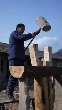 🌳 Ancient Tung Oil Pressing Process 🛢️ | China's 1,000-Year-Old Waterproofing Secret ✨🇨🇳