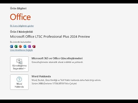 Microsoft Office 2024 Ücretsiz Full Sürüm Kurulum