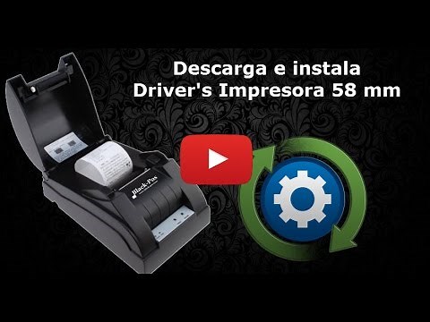 Instalar Impresora Termica GP 5890 Series Black Pos Para Punto de Venta