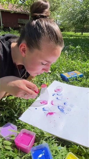Seifenblasenbilder #Sommerfest #Kinderkunst #Kiga #KreativMitKindern #SommerfestIdeen