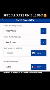 Grab our highest exchange rate until 10PM lang ito! 🤩 #jrfno1trustedremittanceinkorea #JRFKorea #jrf | JRF Korea - Philippines