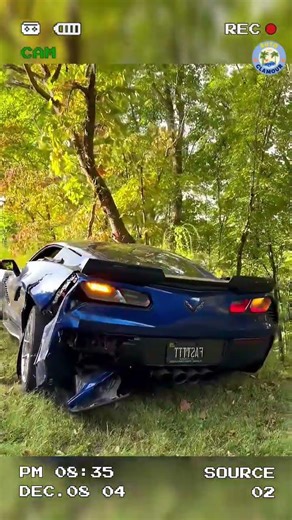 C7 Chevrolet Corvette Vs Cadillac CT5-V Blackwing. collide when Corvette was slowing to make a turn