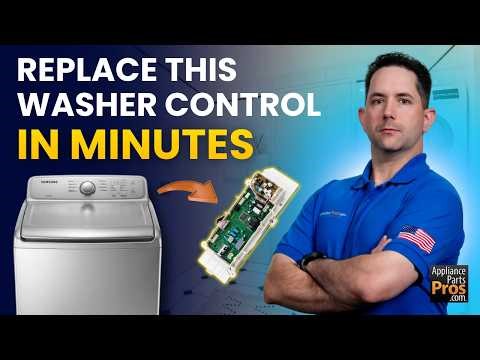 How to Test and Replace a Samsung Top-Load Washer Control Board