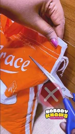 Remove Rice Bag Threads in SECONDS with This simple TRICK!