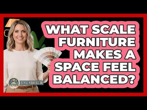 What Scale Furniture Makes A Space Feel Balanced?