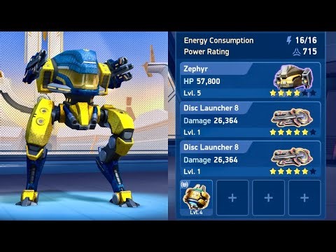 mech arena zephyr disc launcher 8 | mech arena gameplay | mech arena