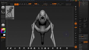 Zbrush 3D 生物角色设计 【The Gnomon Workshop - 3D Creature Design Alien Rock Grubber】