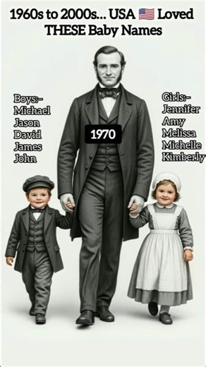 1960s To 2000s USA People Most These Baby Names...✅ #baby #usashorts #parents