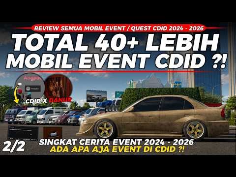 Review Semua Cerita Event / Quest & Hadiah Mobil Di CDID 2021 - 2026 2/2 - Roblox CDID V2.6