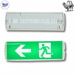 [Hot Item] Factory Price Exit Sign LED Emergency Light for Passageway Train Station Factory Hotel Basement Parking Lot Public Place