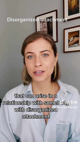 I got so many questions on how to best support your partner with disorganized attachment! I hope this helps. 💙 #disorganizedattachment #donttakeitpersonal #takeitseriously #believethem #relationships #therapytiktok