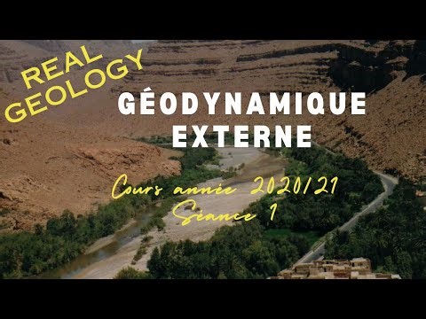 Géodynamique externe 2020/21: Séance 1