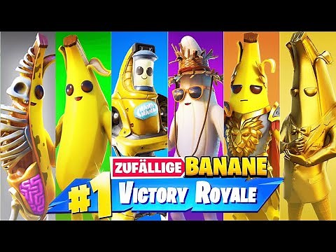 Die *ZUFÄLLIGE* BANANEN BOSS SKIN Challenge in Fortnite 4 (Nach 1.000 TAGEN)