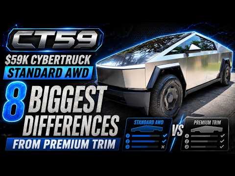 Standard AWD Tesla Cybertruck vs. Premium AWD and CyberBeast: 8 Major Differences Explained