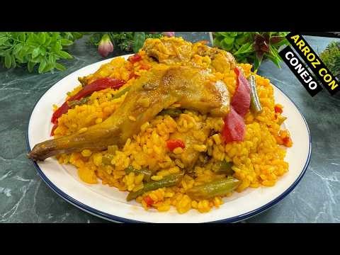 Rice with Rabbit: Easy and Quick Recipe 😍 You'll love it!