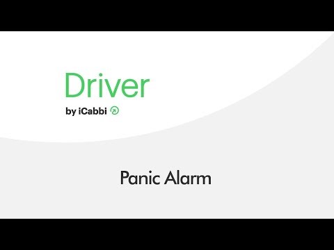 10. iCabbi Driver App 2022 - Activating the Panic Alarm