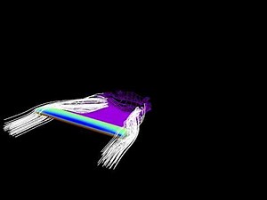 Wing tip Vortices 3D 2