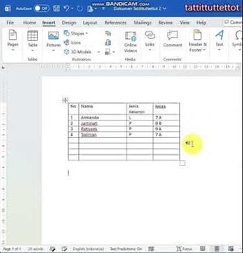How to Add Rows and Columns in a Microsoft Word Table #office #excel #word #computer