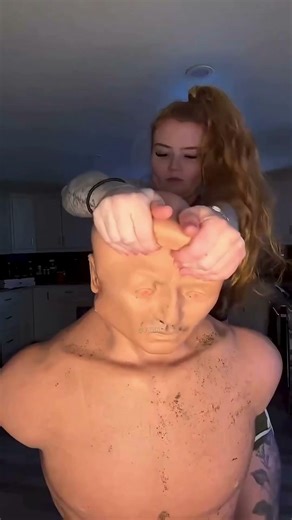 This doll allows you to release anger without hurting anyone.