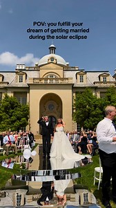 POV: you fulfill your dream of getting married during the solar eclipse #wedding #eclipse #solareclipse c: Alexa Kay Events | It's a Vibe