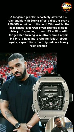 Drake just lost his jeweler over $30K!? He spent $5M before now THIS happens!#shorts