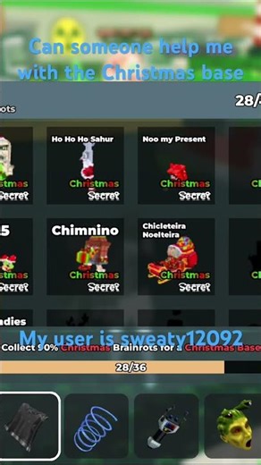 Someone pls help me with the Christmas base. Before it’s gone…