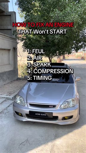 How to Fix an Engine That Won’t Start