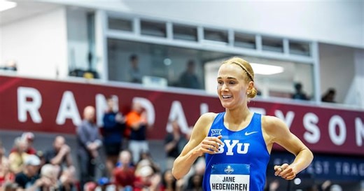 BYU’s Jane Hedengren breaks NCAA 10,000-meters record