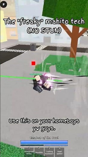 Mahito "Freaky Grab" Tech jjs #jjk #jjs #jujutsushenanigans #jujutsukaisen #roblox