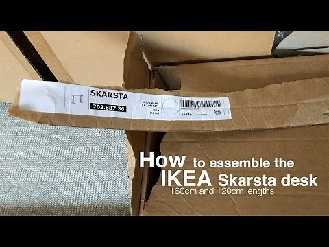 IKEA Skarsta assembly: DIY sit/stand desk instructions