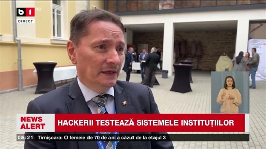 ROMÂNIA, ȚINTĂ ÎN RĂZBOIUL DIGITAL. CONFERINȚĂ DE SECURITATE CIBERNETICĂ LA SIBIU_Știri B1TV_20 mar. | Luca Tenzi