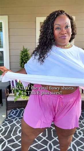 Viral Flowy Shorts Now in True Plus Sizes!