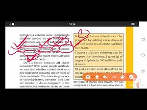 Class 6th science chapter 2. Food and its components