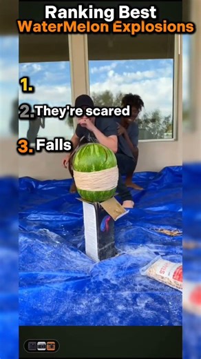 Ranking Best WaterMelon Explosions #funny #watermelon #shorts #ranking #explosion #reels #trending