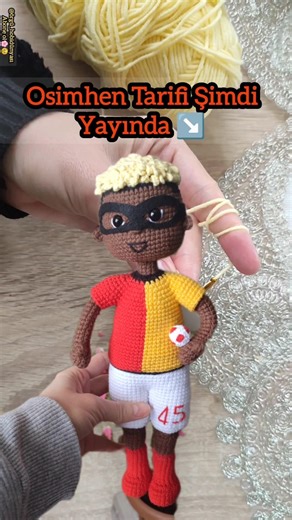 Amigurumi Osimhen #gsvsanth #explore #crochet #vlog #viral #champion #galatasaray #penalty #icardi