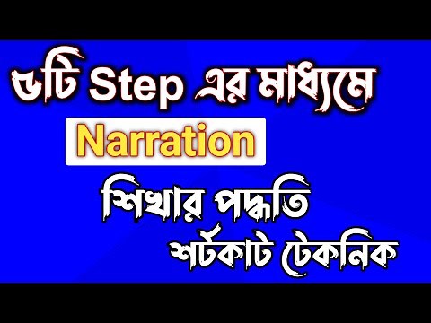 ৫টি Step এর মাধ্যমে Narration এর শিখার সহজ পদ্ধতি || SSC || HSC English || Rifat Academy