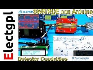 Medidor de ROE/SWR con Arduino | Detector Cuadrático mejorado y Tamaño Reducido | Sponsor JLCPCB